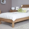 Scandic Solid Oak Furniture Slatted 5ft King Size Bed
