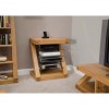 Z Solid Oak Furniture Hi Fi Unit