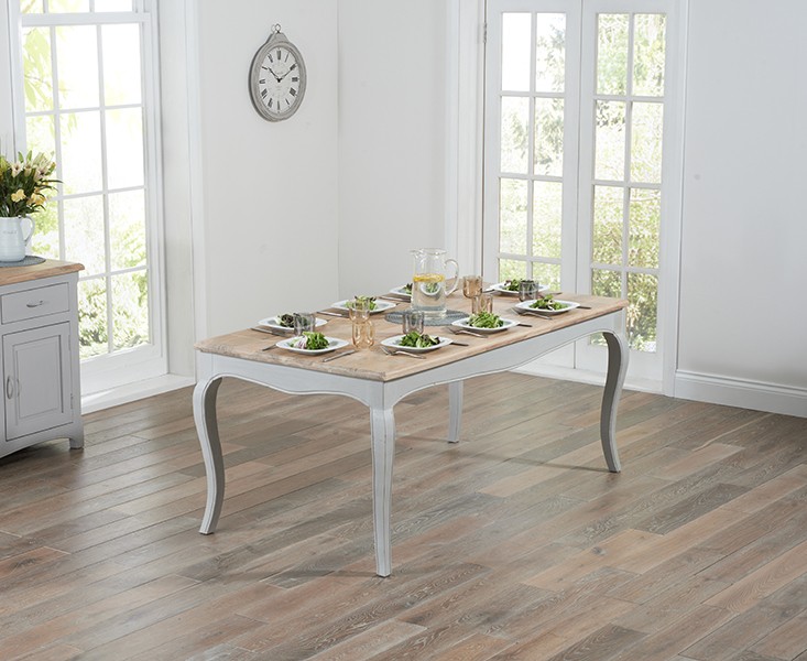 Sienna Grey Painted Furniture Dining Room Dining Table